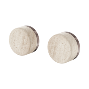 Nero Serenity Wall Top Assembly With Rome Travertine Handle Brushed Bronze - 24D007BZ