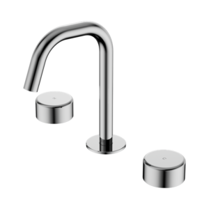 Nero Serenity Basin Set Edge Spout With Metal Handle Chrome - 24D028CH