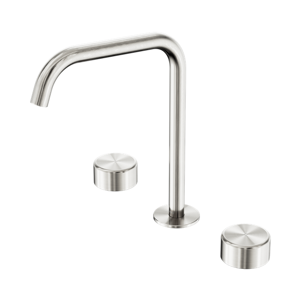 Nero Serenity Bath/Kitchen Set Edge Spout With Metal Handle Brushed Nickel - 24D034BN