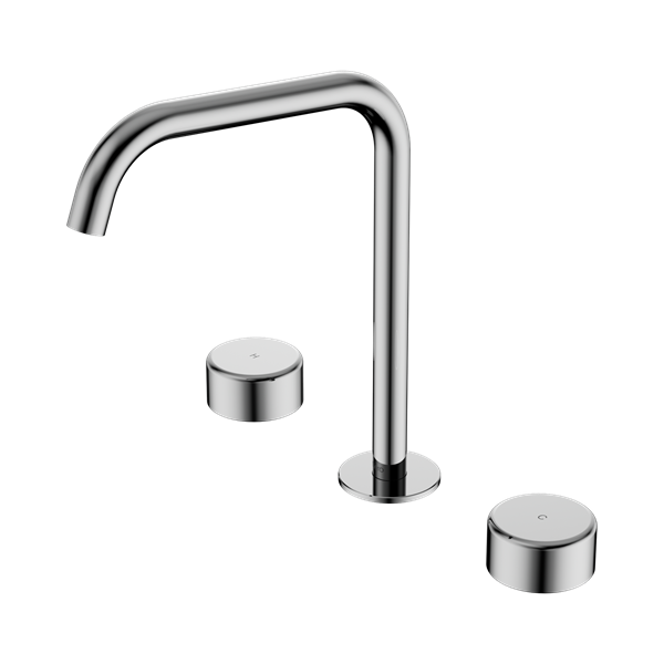 Nero Serenity Bath/Kitchen Set Edge Spout With Metal Handle Chrome - 24D034CH
