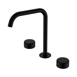 Nero Serenity Bath/Kitchen Set Edge Spout With Metal Handle Matte Black - 24D034MB