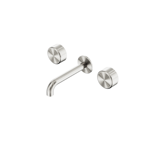 24D040BN-Serenity-Wall-Basin-Set-160mm-Spout-With-Metal-Handle-Brushed-Nickel-Thumb.png Nero Serenity Wall Basin Set 160mm Spout With Metal Handle Brushed Nickel - 24D040BN
