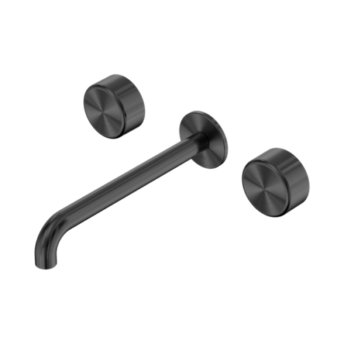 24D052GM-Serenity-Wall-Basin-Set-220mm-Spout-With-Metal-Handle-Gun-Metal-Thumb.png Nero Serenity Wall Basin Set 220mm Spout With Metal Handle Gun Metal - 24D052GM