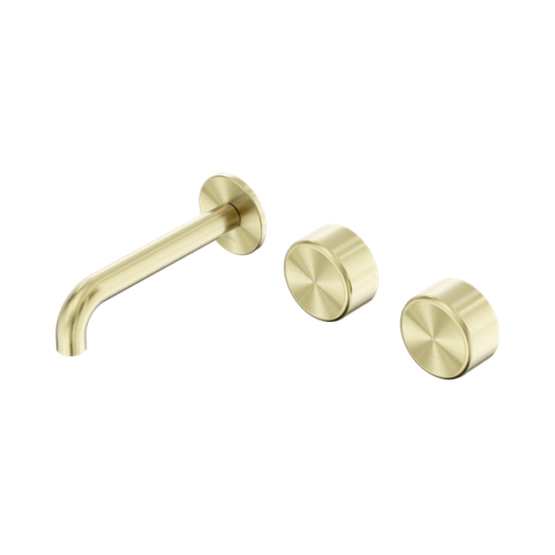 24D058BG-Serenity-Wall-Basin-Set-160mm-Offset-Spout-With-Metal-Handle-Brushed-Gold-Thumb.png Nero Serenity Wall Basin Set 160mm Offset Spout With Metal Handle Brushed Gold - 24D058BG