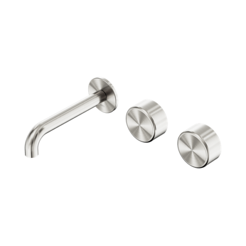 24D058BN-Serenity-Wall-Basin-Set-160mm-Offset-Spout-With-Metal-Handle-Brushed-Nickel-Thumb.png Nero Serenity Wall Basin Set 160mm Offset Spout With Metal Handle Brushed Nickel - 24D058BN