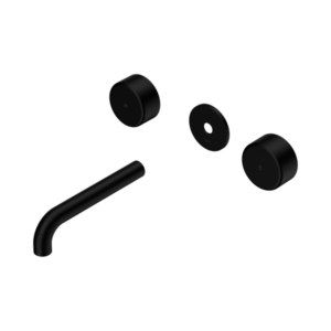 Nero Serenity Wall Basin Set 160mm Spout With Metal Handle Trim Kit Only Matte Black - 24D079MB