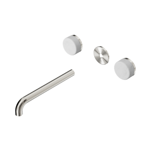 24D086BN-Serenity-Wall-Basin-Set-220mm-Spout-With-Carrara-Handle-Trim-Kit-Only-Brushed-Nickel-Thumb.png Nero Serenity Wall Basin Set 220mm Spout With Carrara Handle Trim Kit Only Brushed Nickel - 24D086BN