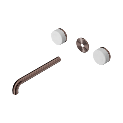 24D086BZ-Serenity-Wall-Basin-Set-220mm-Spout-With-Carrara-Handle-Trim-Kit-Only-Brushed-Bronze-Thumb.png Nero Serenity Wall Basin Set 220mm Spout With Carrara Handle Trim Kit Only Brushed Bronze - 24D086BZ