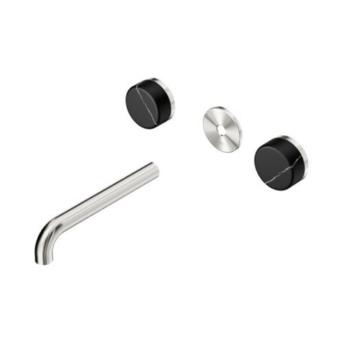 24D111BN-Serenity-Wall-Basin-Set-185mm-Spout-With-Marquina-Black-Handle-Trim-Kit-Only-Brushed-Nickel-Thumb.png Nero Serenity Wall Basin Set 185mm Spout With Marquina Black Handle Trim Kit Only Brushed Nickel - 24D111BN