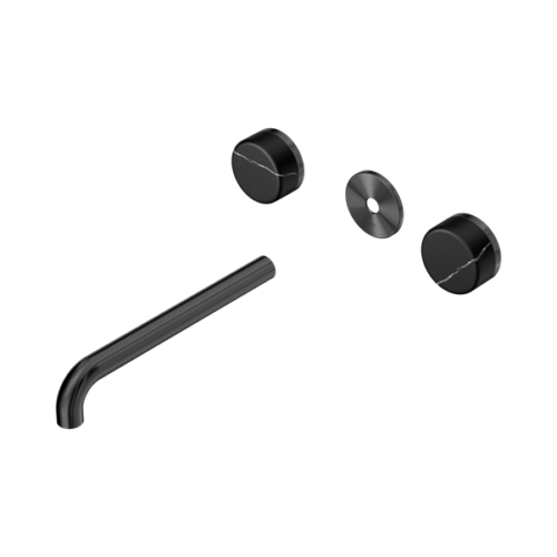 24D112GM-Serenity-Wall-Basin-Set-220mm-Spout-With-Marquina-Black-Handle-Trim-Kit-Only-Gun-Metal-Thumb.png Nero Serenity Wall Basin Set 220mm Spout With Marquina Black Handle Trim Kit Only Gun Metal - 24D112GM