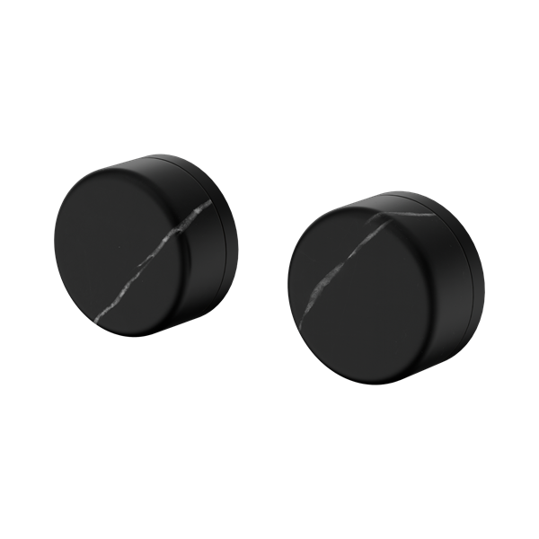 Nero Serenity Wall Top Assembly With Marquina Black Handle Matte Black - 24D116MB