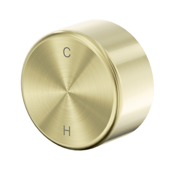 Nero Serenity Progressive Shower Mixer With Metal Handle Brushed Gold - 24E006BG