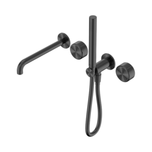 Nero Serenity Progressive Shower System With Spout With Metal Handle And Slim Shower Gun Metal - 24E012GM