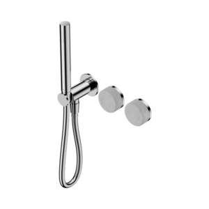 Nero Serenity Progressive Shower System With Carrara Handle And Slim Shower Chrome - 24E019CH