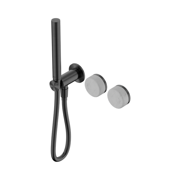 Nero Serenity Progressive Shower System With Carrara Handle And Slim Shower Gun Metal - 24E019GM