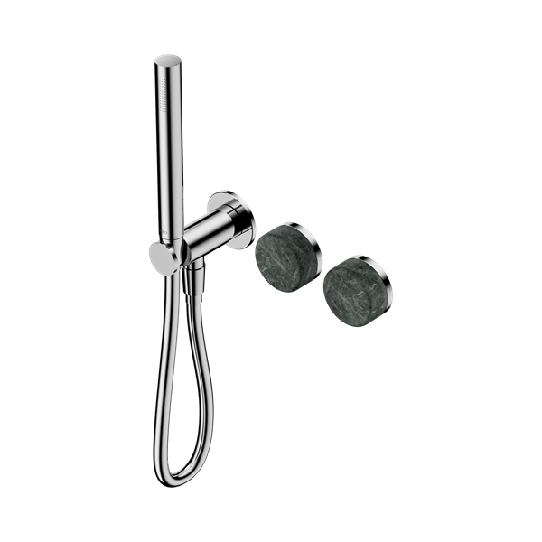 Nero Serenity Progressive Shower System With Verde Alpi Handle And Slim Shower Chrome - 24E020CH