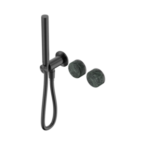 Nero Serenity Progressive Shower System With Verde Alpi Handle And Slim Shower Gun Metal - 24E020GM
