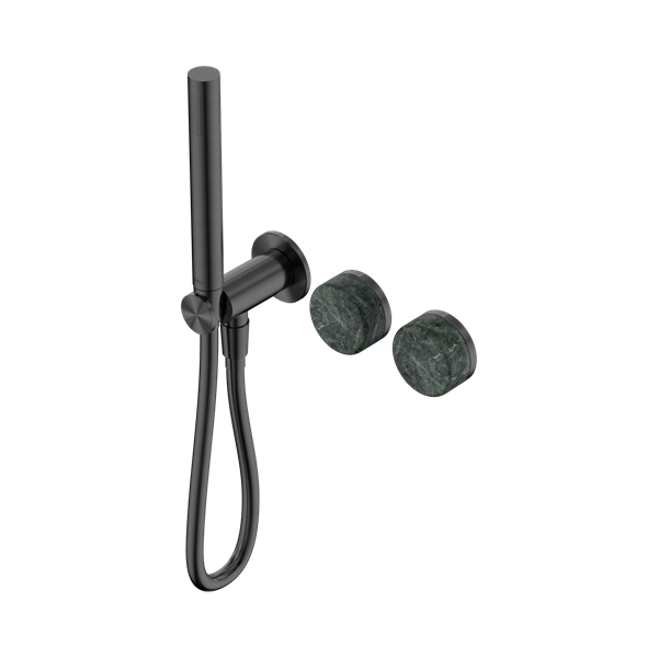Nero Serenity Progressive Shower System With Verde Alpi Handle And Slim Shower Gun Metal - 24E020GM