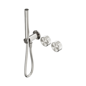 Nero Serenity Progressive Shower System With Metal Handle And Slim Shower Brushed Nickel - 24E024BN