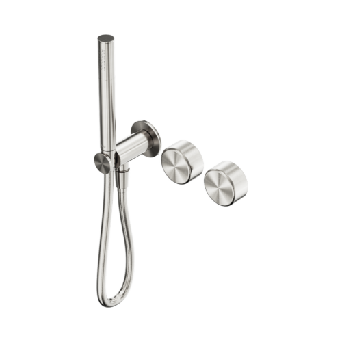 Nero Serenity Progressive Shower System With Metal Handle And Slim Shower Brushed Nickel - 24E024BN