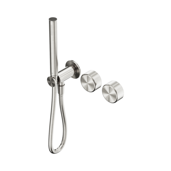 Nero Serenity Progressive Shower System With Metal Handle And Slim Shower Brushed Nickel - 24E024BN