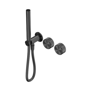 Nero Serenity Progressive Shower System With Metal Handle And Slim Shower Gun Metal - 24E024GM
