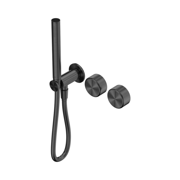 Nero Serenity Progressive Shower System With Metal Handle And Slim Shower Gun Metal - 24E024GM