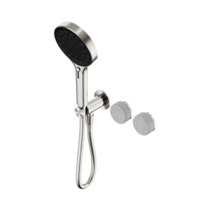 Nero Serenity Progressive Shower System With Carrara Handle And Serenity Hand Shower Brushed Nickel - 24E025BN