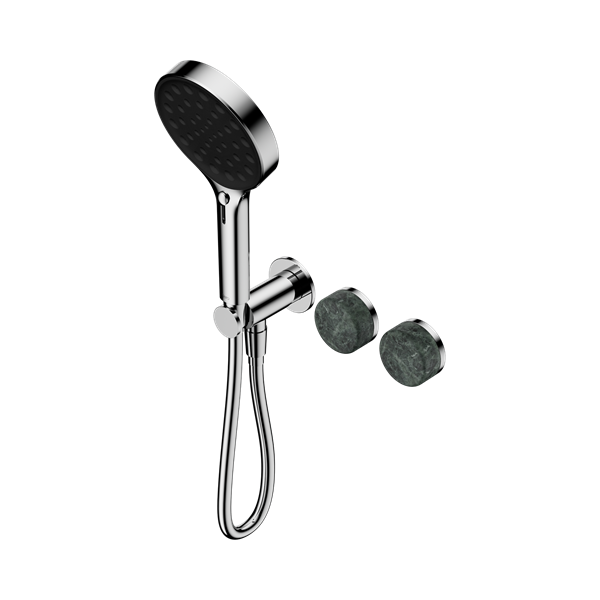 Nero Serenity Progressive Shower System With Verde Alpi Handle And Serenity Hand Shower Chrome - 24E026CH