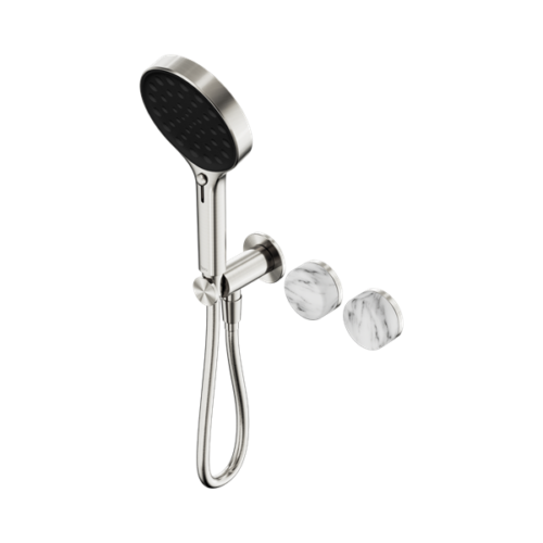 24E028BN-Serenity-Progressive-Shower-System-With-Arabescato-Corchia-Handle-And-Serenity-Hand-Shower-Brushed-Nickel-Thumb.png Nero Serenity Progressive Shower System With Arabescato Corchia Handle And Serenity Hand Shower Brushed Nickel - 24E028BN