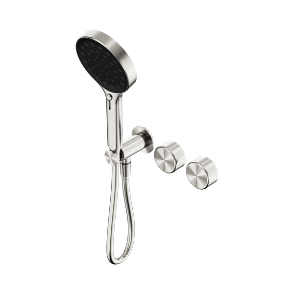 Nero Serenity Progressive Shower System With Metal Handle And Serenity Hand Shower Brushed Nickel - 24E030BN