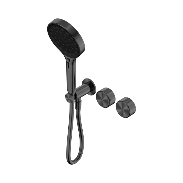 Nero Serenity Progressive Shower System With Metal Handle And Serenity Hand Shower Gun Metal - 24E030GM