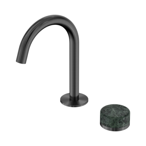 24E032GM-Serenity-Progressive-Basin-Mixer-Arc-Spout-With-Verde-Alpi-Handle-Gun-Metal-Thumb.png Nero Serenity Progressive Basin Mixer Arc Spout With Verde Alpi Handle Gun Metal - 24E032GM