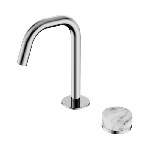 24E046CH-Serenity-Progressive-Basin-Mixer-Edge-Spout-With-Arabescato-Corchia-Handle-Chrome-Thumb.png Nero Serenity Progressive Basin Mixer Edge Spout With Arabescato Corchia Handle Chrome - 24E046CH