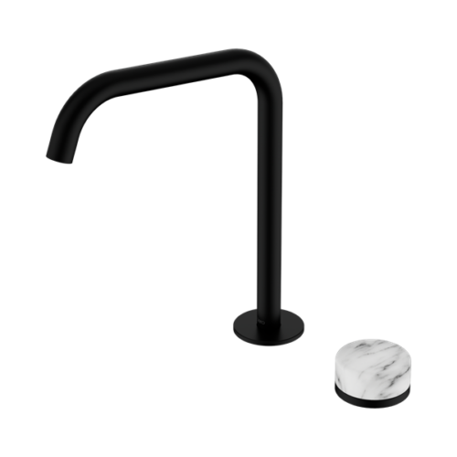 24E052MB-Serenity-Progressive-Bath-Kitchen-Mixer-Edge-Spout-With-Arabescato-Corchia-Handle-Matte-Black-Thumb.png Nero Serenity Progressive Bath/Kitchen Mixer Edge Spout With Arabescato Corchia Handle Matte Black - 24E052MB