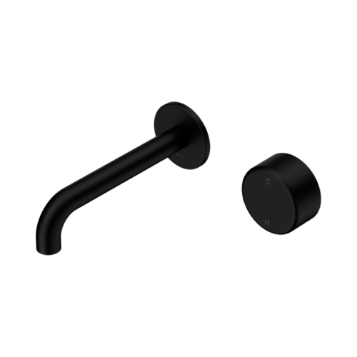 24E066MB-Serenity-Progressive-Wall-Basin-Mixer-160mm-Spout-With-Metal-Handle-Matte-Black-Thumb.png Nero Serenity Progressive Wall Basin Mixer 160mm Spout With Metal Handle Matte Black - 24E066MB
