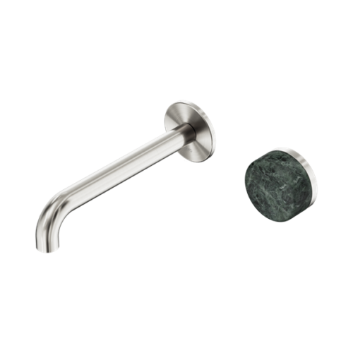 24E068BN-Serenity-Progressive-Wall-Basin-Mixer-185mm-Spout-With-Verde-Alpi-Handle-Brushed-Nickel-Thumb.png Nero Serenity Progressive Wall Basin Mixer 185mm Spout With Verde Alpi Handle Brushed Nickel - 24E068BN