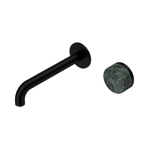 24E068MB-Serenity-Progressive-Wall-Basin-Mixer-185mm-Spout-With-Verde-Alpi-Handle-Matte-Black-Thumb.png Nero Serenity Progressive Wall Basin Mixer 185mm Spout With Verde Alpi Handle Matte Black - 24E068MB