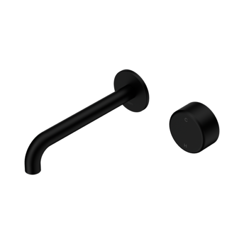 24E072MB-Serenity-Progressive-Wall-Basin-Mixer-185mm-Spout-With-Metal-Handle-Matte-Black-Thumb.png Nero Serenity Progressive Wall Basin Mixer 185mm Spout With Metal Handle Matte Black - 24E072MB
