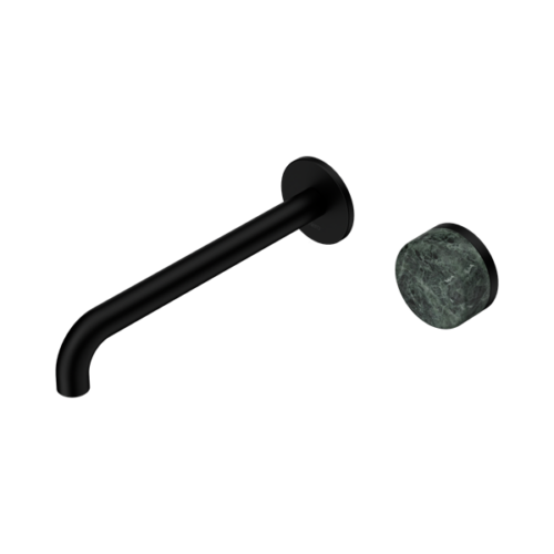 24E074MB-Serenity-Progressive-Wall-Basin-Mixer-220mm-Spout-With-Verde-Alpi-Handle-Matte-Black-Thumb.png Nero Serenity Progressive Wall Basin Mixer 220mm Spout With Verde Alpi Handle Matte Black - 24E074MB