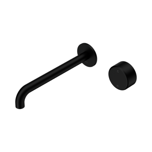 24E078MB-Serenity-Progressive-Wall-Basin-Mixer-220mm-Spout-With-Metal-Handle-Matte-Black-Thumb.png Nero Serenity Progressive Wall Basin Mixer 220mm Spout With Metal Handle Matte Black - 24E078MB