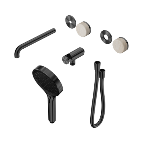 24E087GM-Serenity-Progressive-Shower-System-With-Spout-With-Rome-Travertine-Handle-And-Serenity-Hand-Shower-Trim-Kit-Only-Gun-Metal-Thumb.png Nero Serenity Progressive Shower System With Spout With Rome Travertine Handle And Serenity Hand Shower Trim Kit Only Gun Metal - 24E087GM