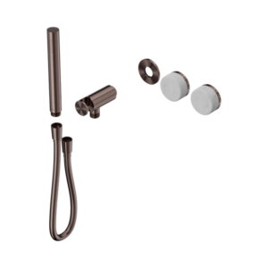 Nero Serenity Progressive Shower System With Carrara Handle And Slim Shower Trim Kit Only Brushed Bronze - 24E091BZ