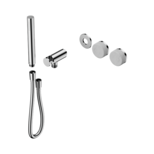 Nero Serenity Progressive Shower System With Carrara Handle And Slim Shower Trim Kit Only Chrome - 24E091CH