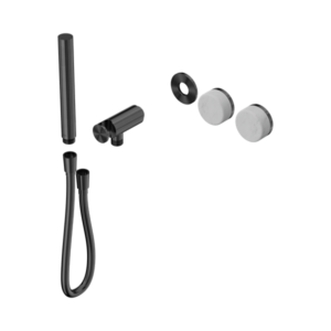 Nero Serenity Progressive Shower System With Carrara Handle And Slim Shower Trim Kit Only Gun Metal - 24E091GM