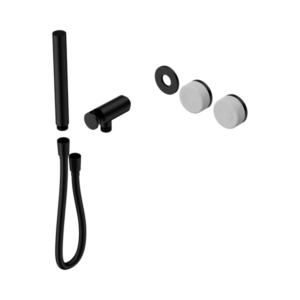 Nero Serenity Progressive Shower System With Carrara Handle And Slim Shower Trim Kit Only Matte Black - 24E091MB