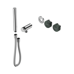 Nero Serenity Progressive Shower System With Verde Alpi Handle And Slim Shower Trim Kit Only Chrome - 24E092CH