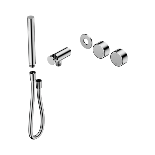 Nero Serenity Progressive Shower System With Metal Handle And Slim Shower Trim Kit Only Chrome - 24E096CH