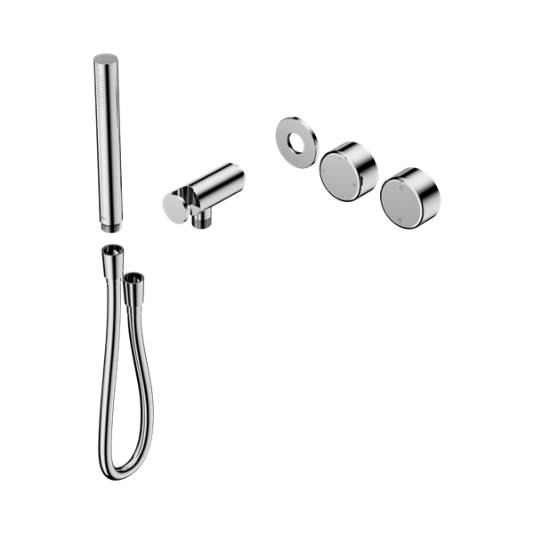 Nero Serenity Progressive Shower System With Metal Handle And Slim Shower Trim Kit Only Chrome - 24E096CH