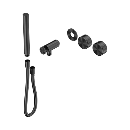 Nero Serenity Progressive Shower System With Metal Handle And Slim Shower Trim Kit Only Gun Metal - 24E096GM